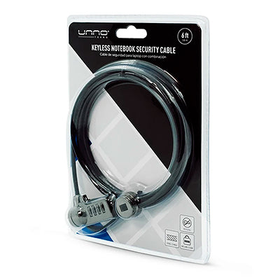 Linga de seguridad Unno Tekno para Notebook 4 Dígitos