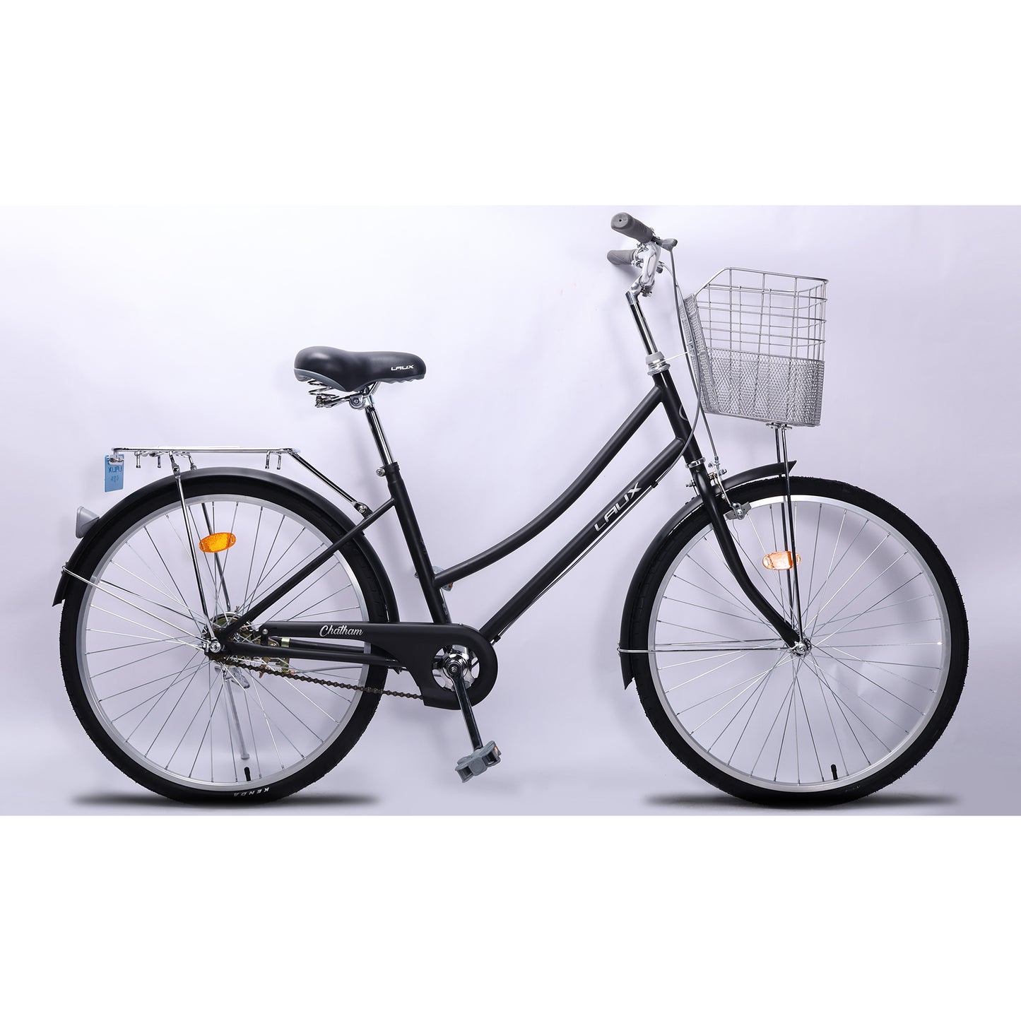 Bicicleta De Paseo Laux Dx 1V Rodado 26 Negro