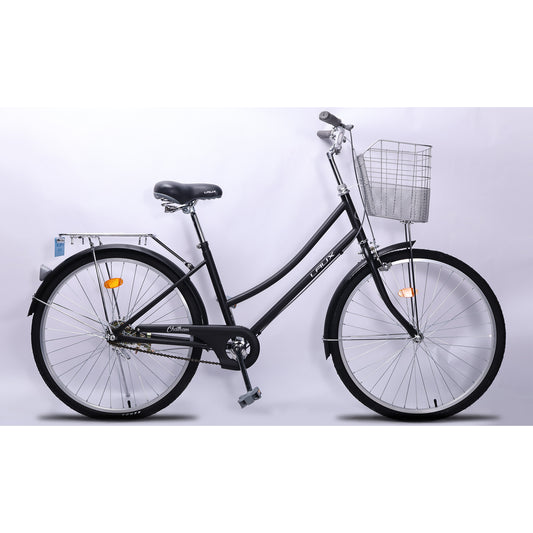 Bicicleta De Paseo Laux Dx 1V Rodado 26 Negro
