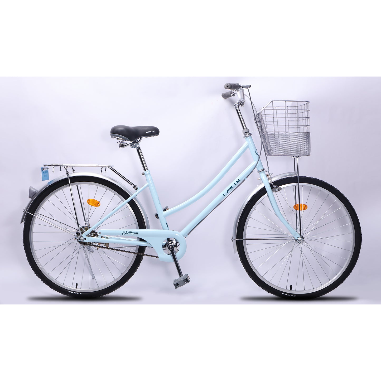 Bicicleta De Paseo Laux Dx 1V Rodado 26 Azul