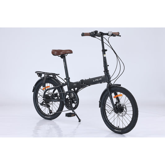 Bicicleta Plegable Laux F3 Rodado 20 Blanco