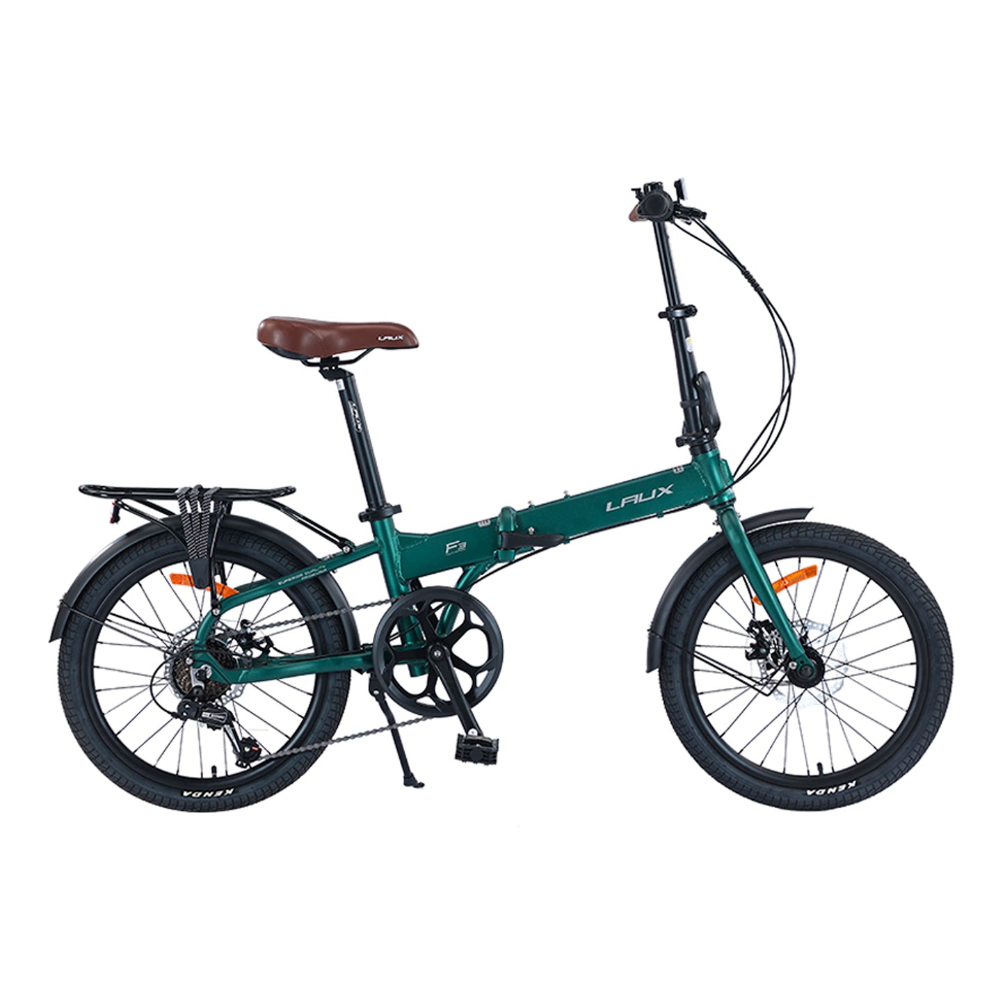 Bicicleta Plegable Laux F3 Rodado 20 Verde