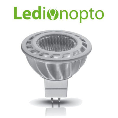Lámpara Led Ledion Gu5.3 6w 4000k Aro Blanco 25°