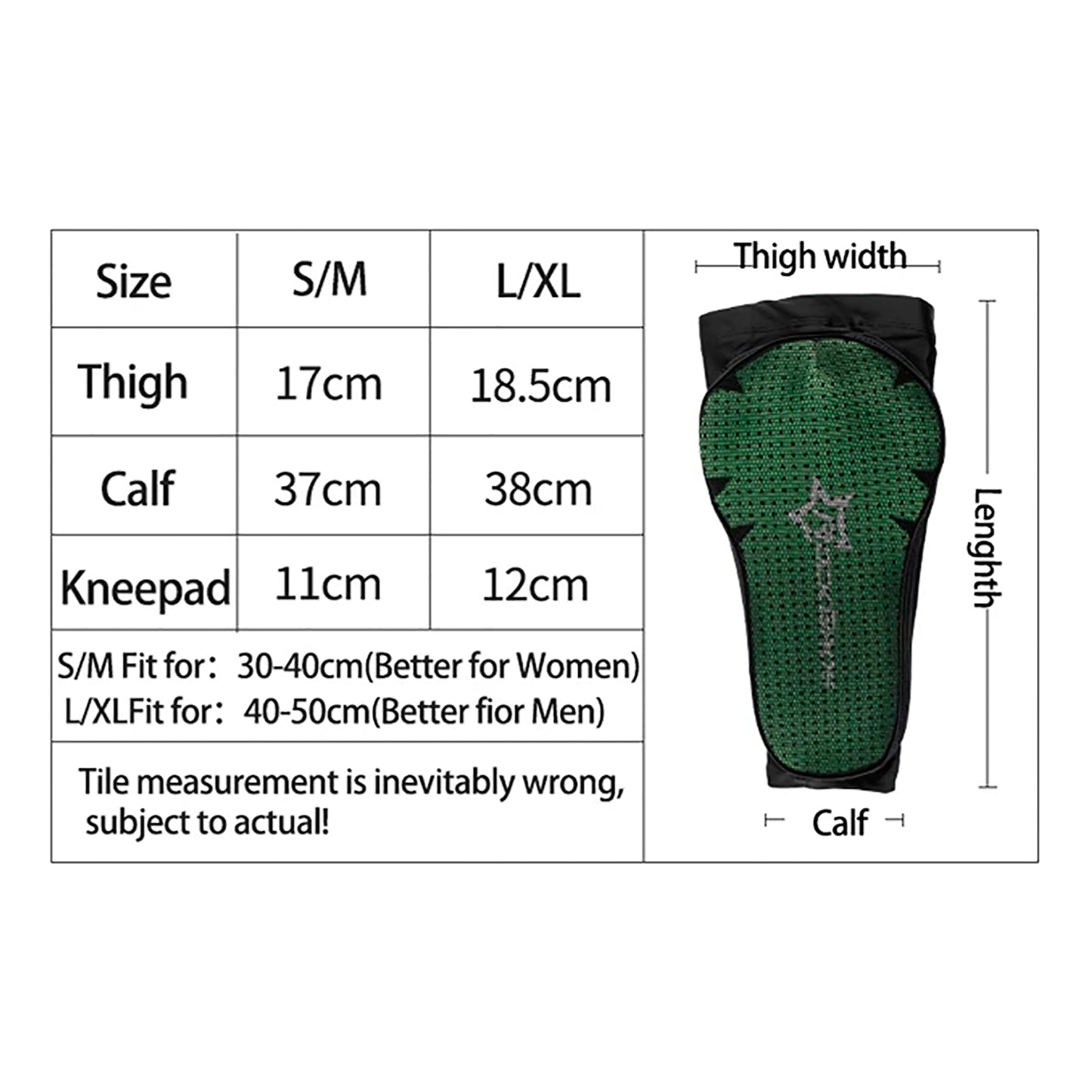 Rodilleras Deportivas RockbrosTranspirables L / Xl