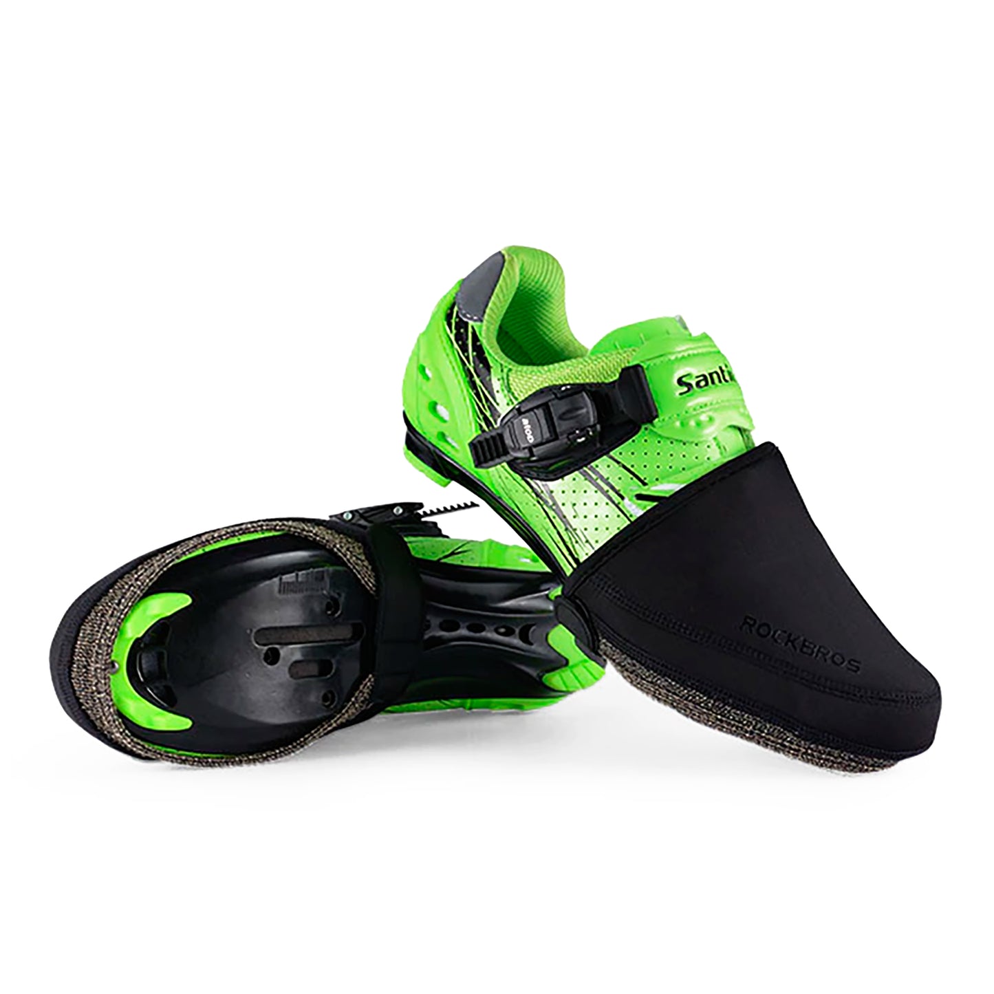 Cubre Zapatilla Rockbros Logo Reflectante Lycra L