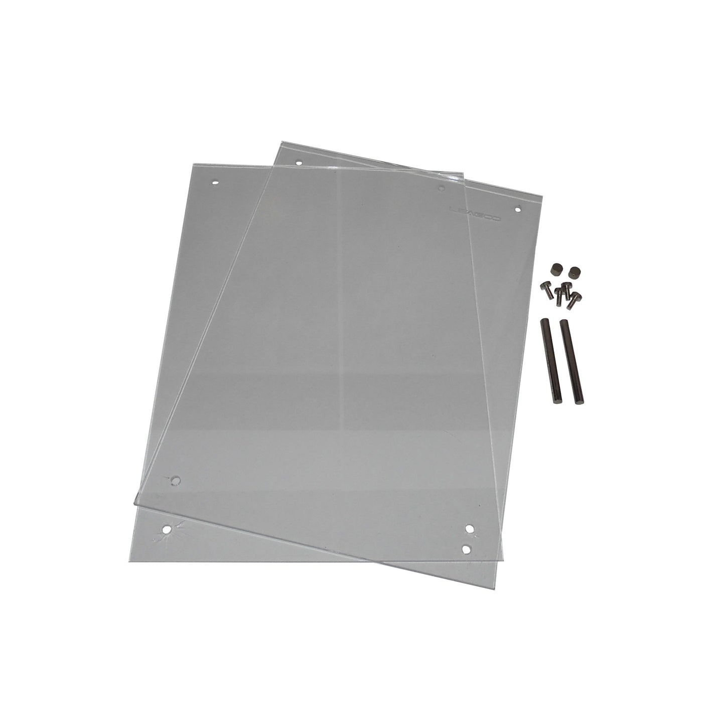 Exhibidor Acrílico 21x31 Cm Con Pies De Metal