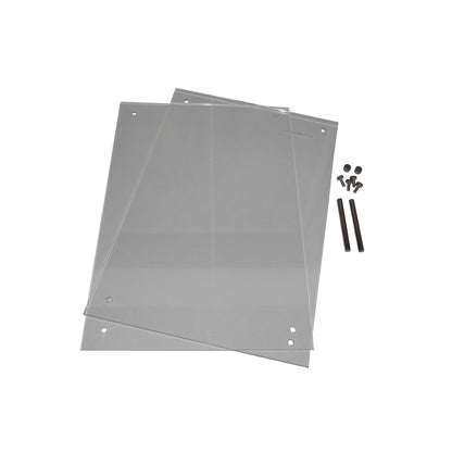 Exhibidor Acrílico 21x31 Cm Con Pies De Metal