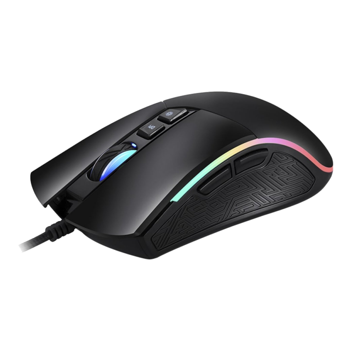 Mouse Gaming Philips m220 4800dpi Iluminación 7 Colores