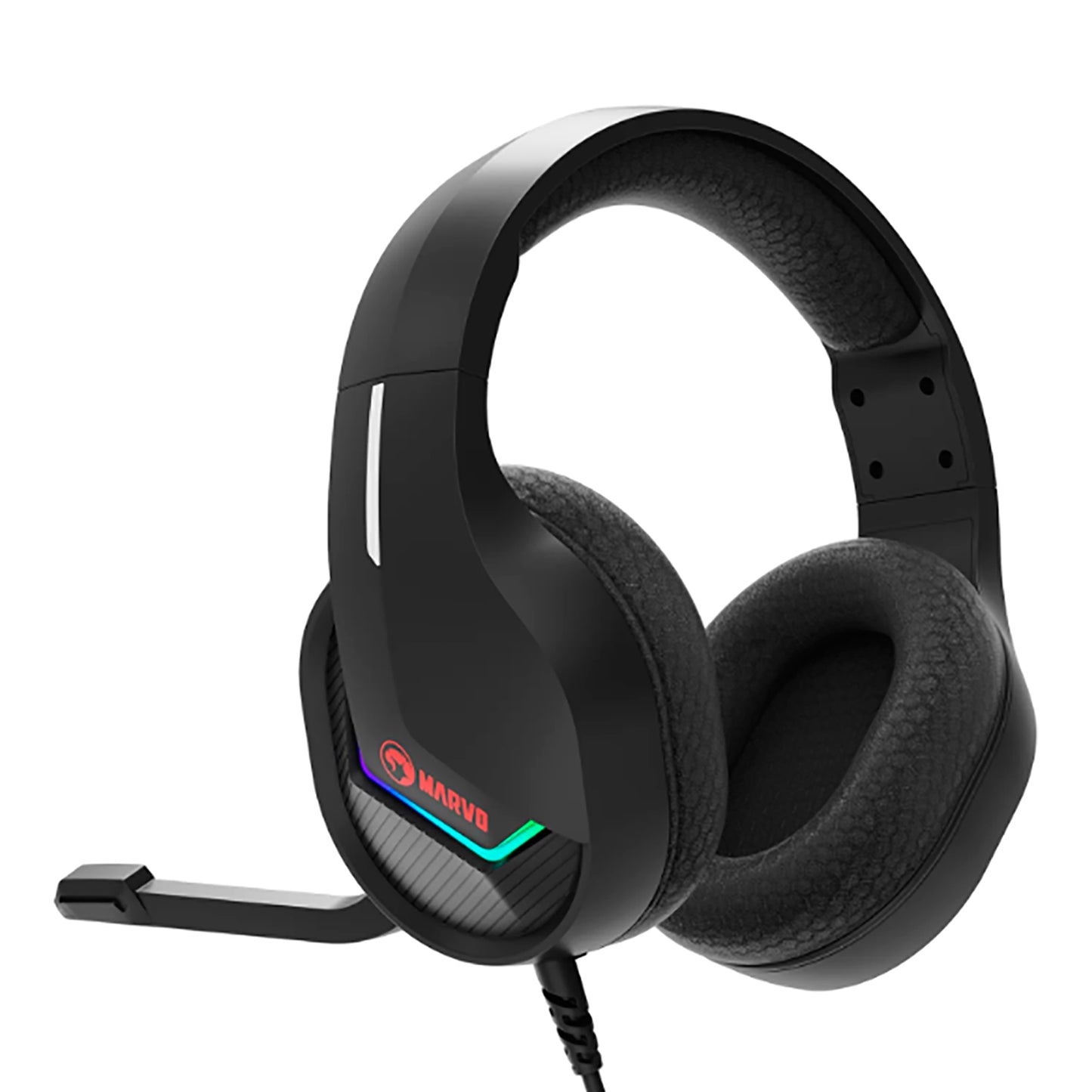 Auriculares Gaming USB Marvo H8618 RGB PC