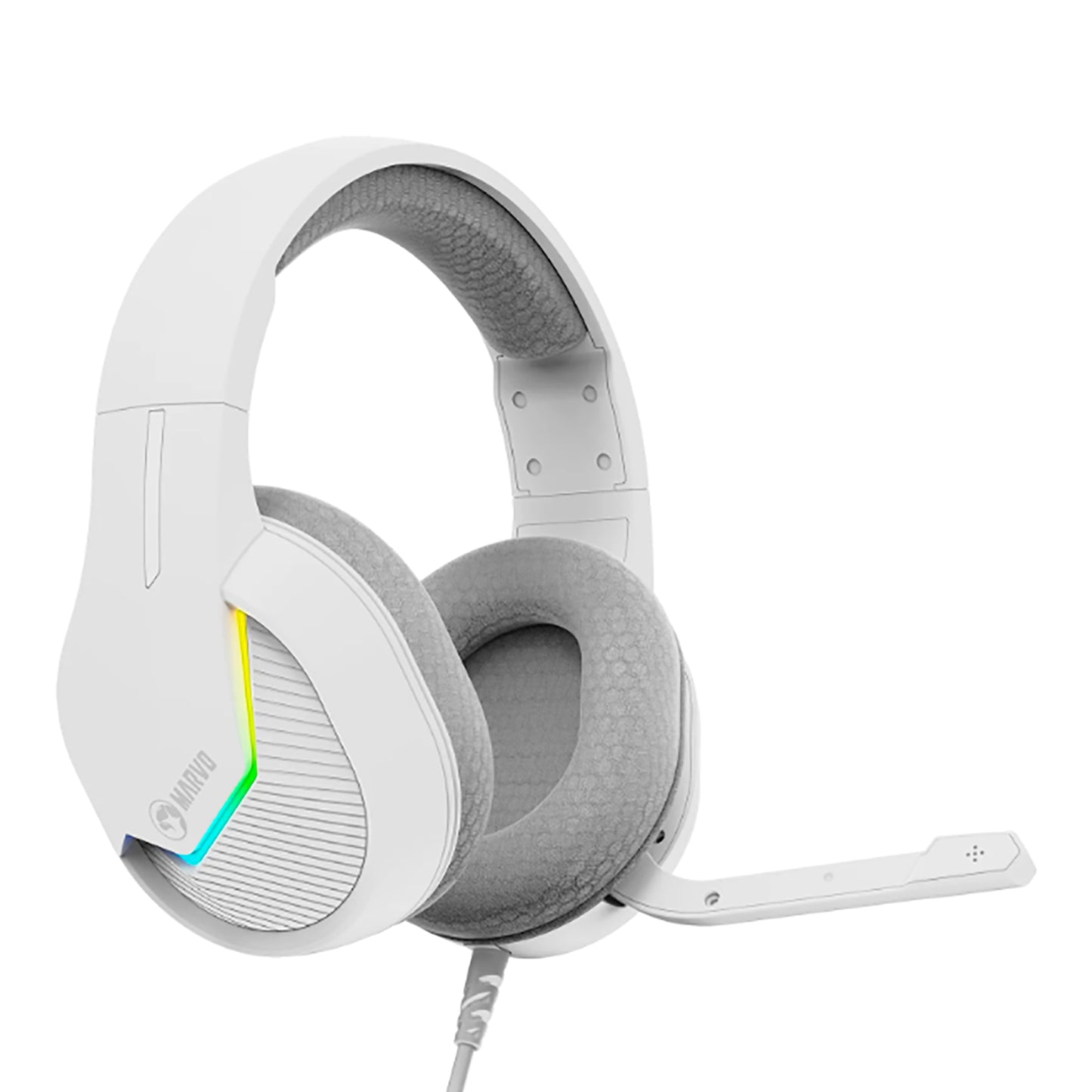 Auriculares Gaming USB Marvo H8618 RGB PC