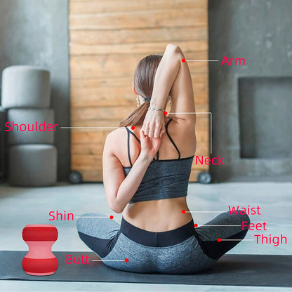 Rodillo Para Masaje Ergonómico Adecuado Hasta 127kg