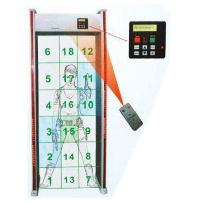 Puerta Detector de Metales Dragon Guard 18 Áreas 12 Zonas