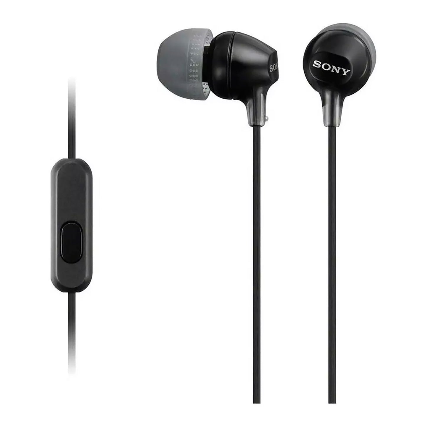 Auriculares Cableados Sony Mdr-ex15ap 3,5mm 100mw Mic Negro