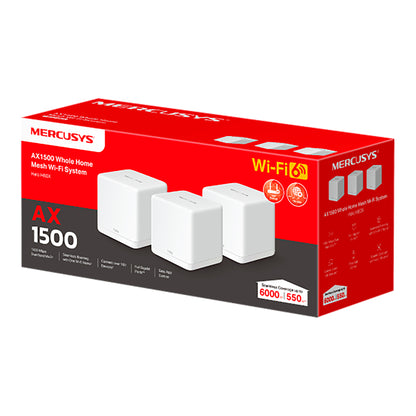 Access Point Mercusys Halo H60x 2,4ghz/5ghz Ax1500 Pack x3