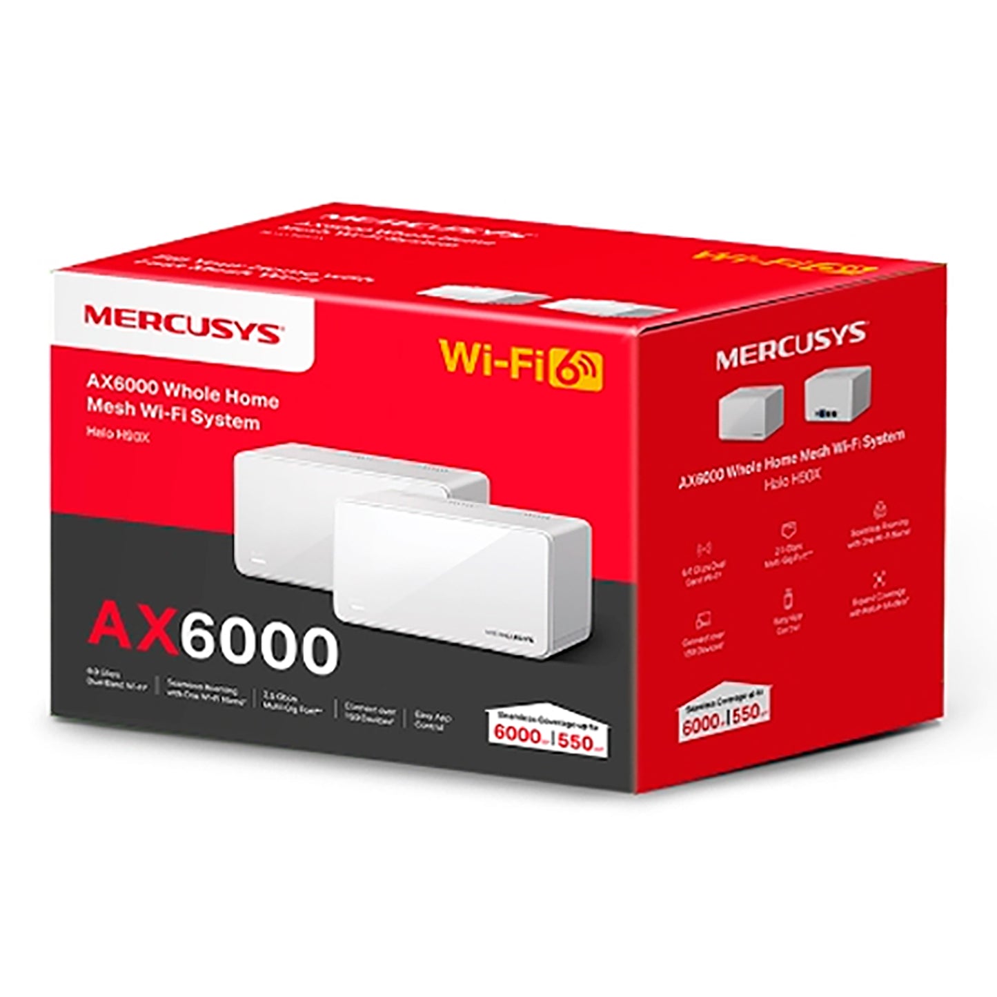 Access Point Mercusys Halo H90x 2,4ghz/5ghz Ax6000 Pack x2