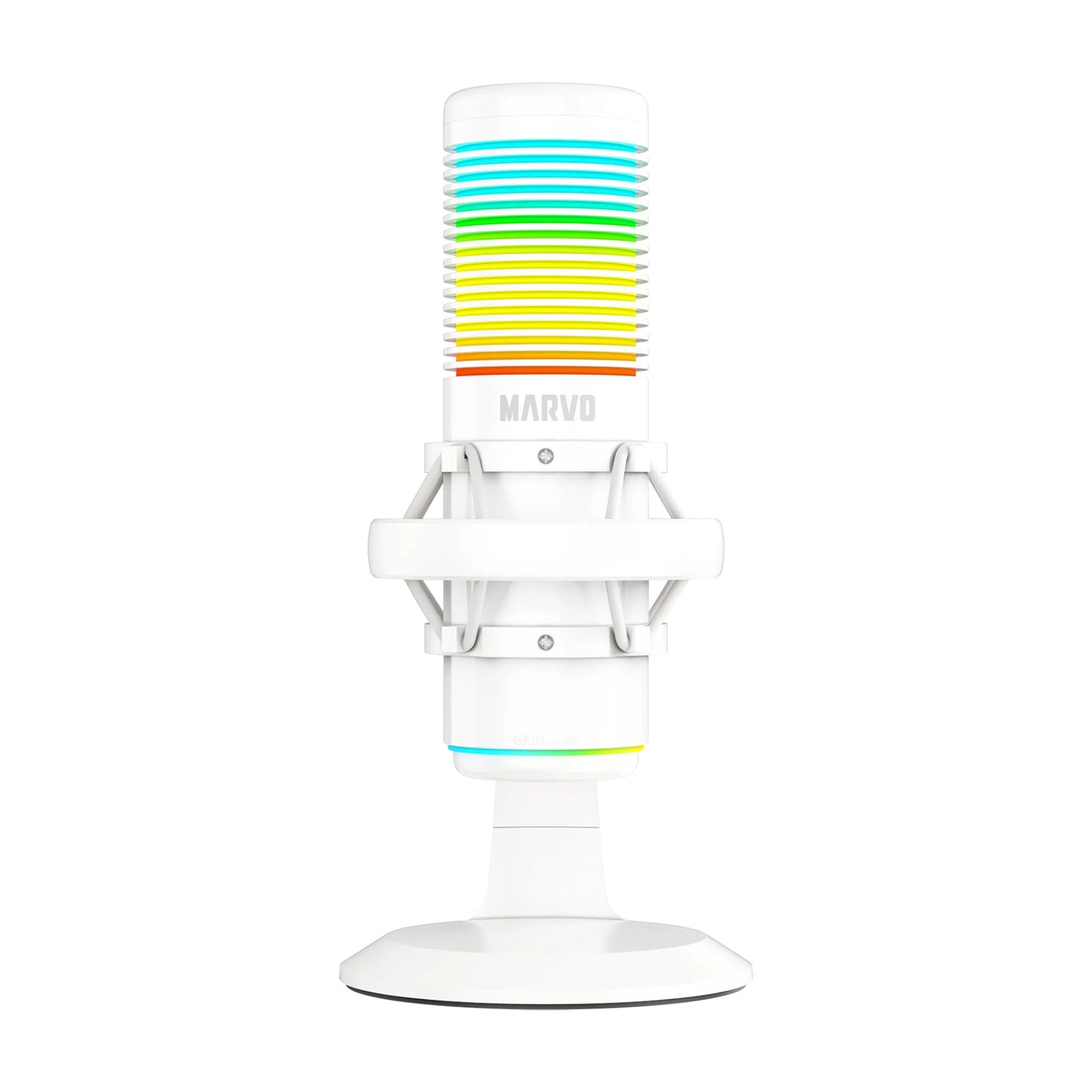 Micrófono Gaming Marvo Mic-07 Omnidireccional Con Iluminación