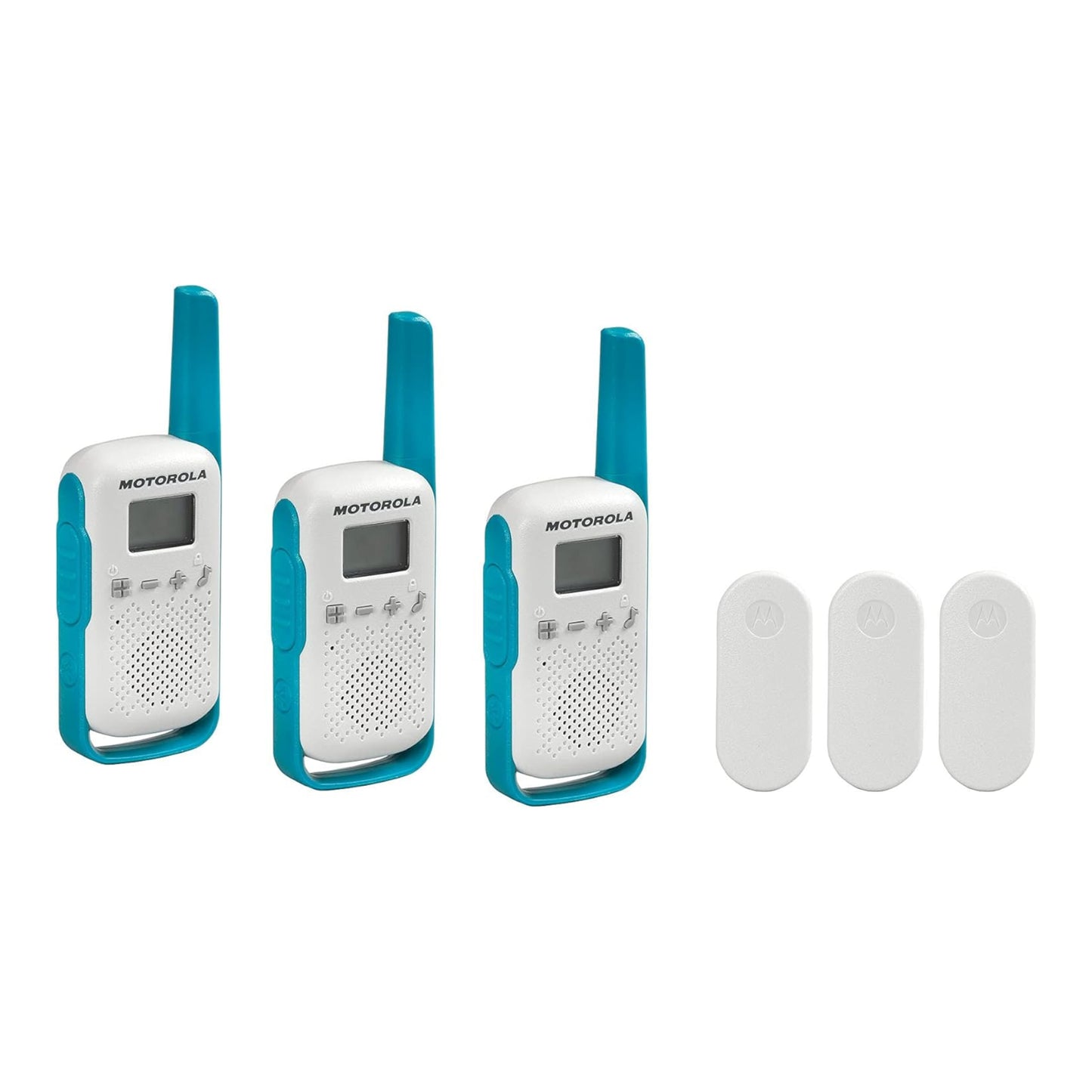 Radio 2 Vías Motorola T114 25km 22 Canales Pack x3
