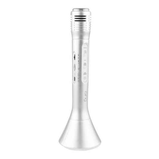 Micrófono Para Karaoke Vivitar Bluetooth Luces Led Lavanda