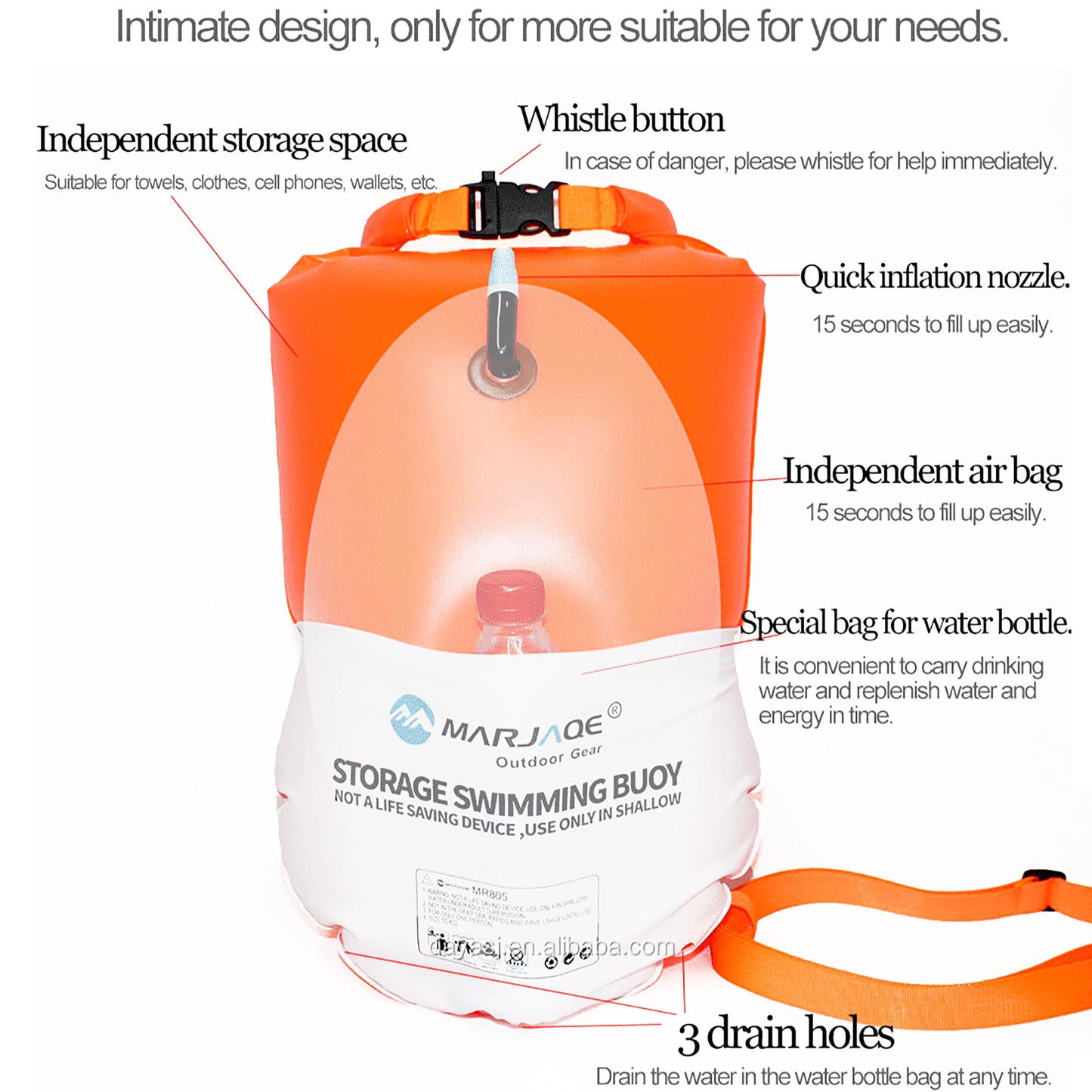 Boya Bolso Marjaqe Impermeable 100% 20l