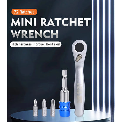 Mini Llave Trinquete Magnética + 10 Puntas Thinkrider