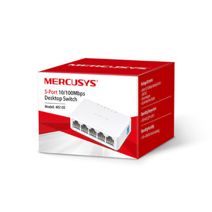 Switch Mercusys 5 Puertos Rj45 10/100 Mbps