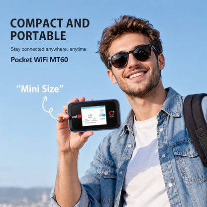Router Portátil 4g Wifi Olax Mt60 300/1000Mbps 4000mAh