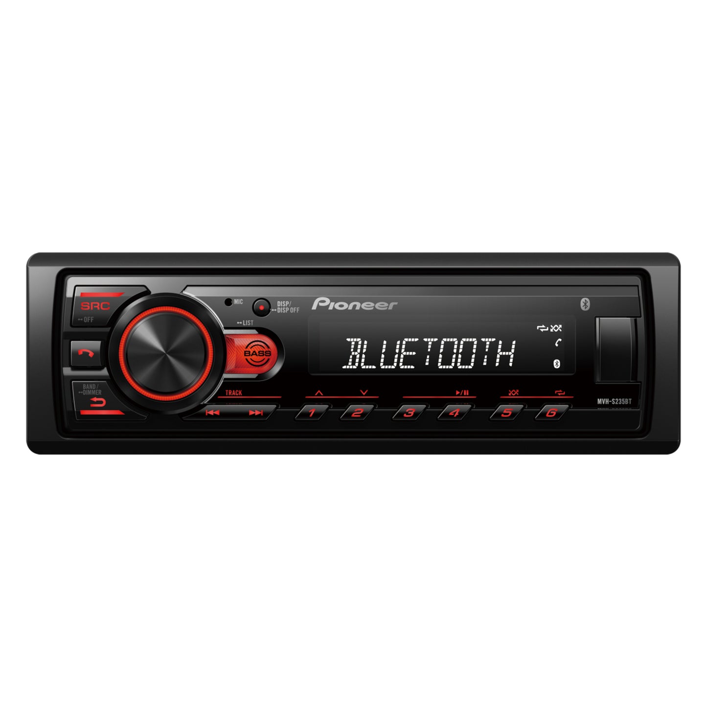 Radio Para Auto Pioneer Mvh-s235bt 200w Bt