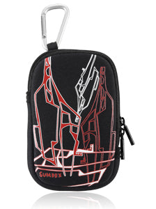 Estuche para Cámara Sumdex Neopreno Con Gancho Negro