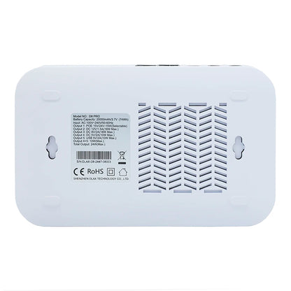 Smart Mini DC UPS Olax D8 Pro 24w Rj45 20000mah