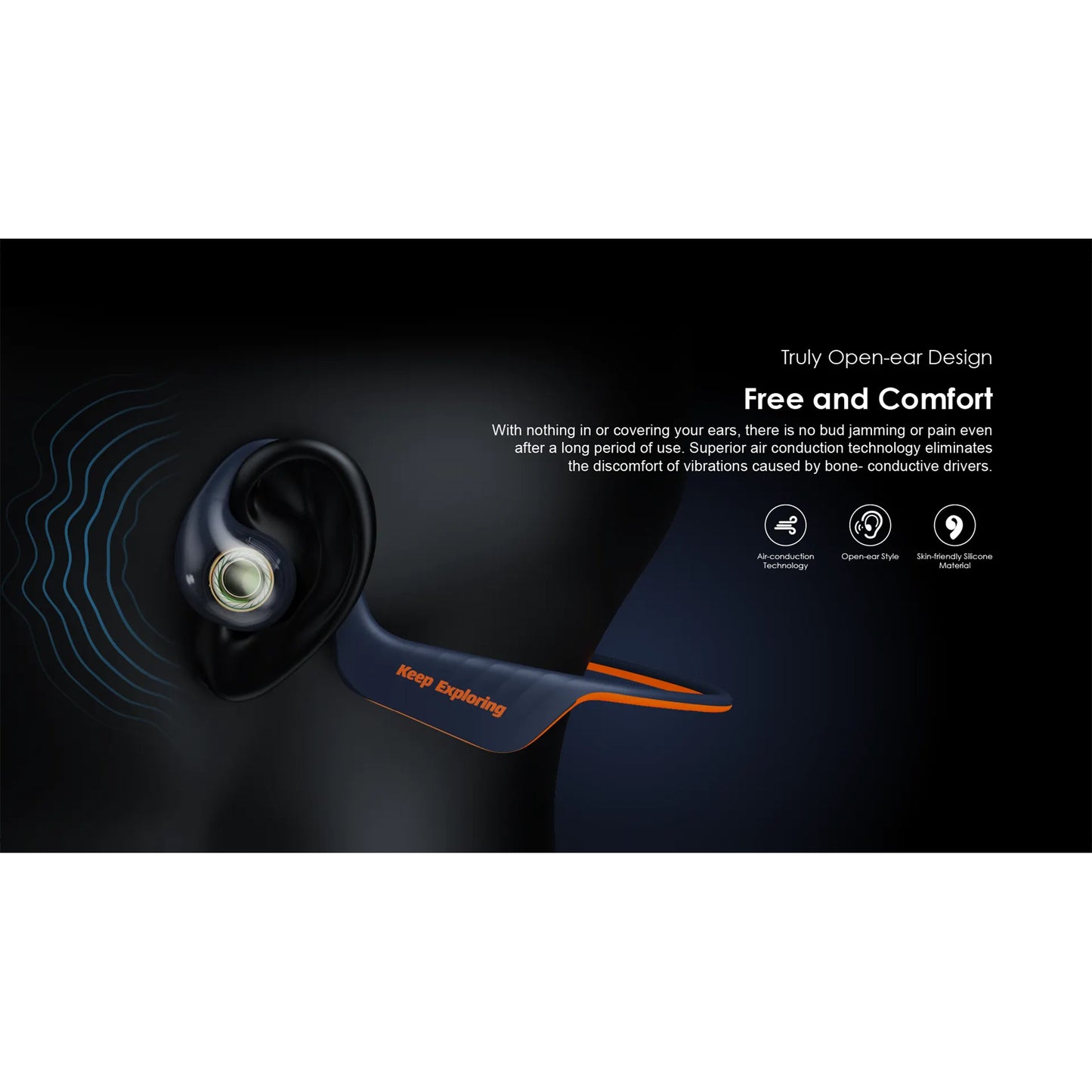 Auriculares Inalámbricos Oraimo Opencirclet Bt Llamadas