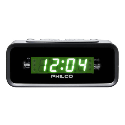 Radio Despertador Philco Par1006 Fm 20mem Botón Snooze