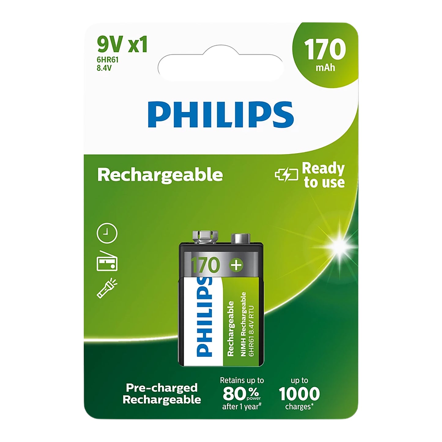 Batería Recargable Philips 170mAh 8,4v