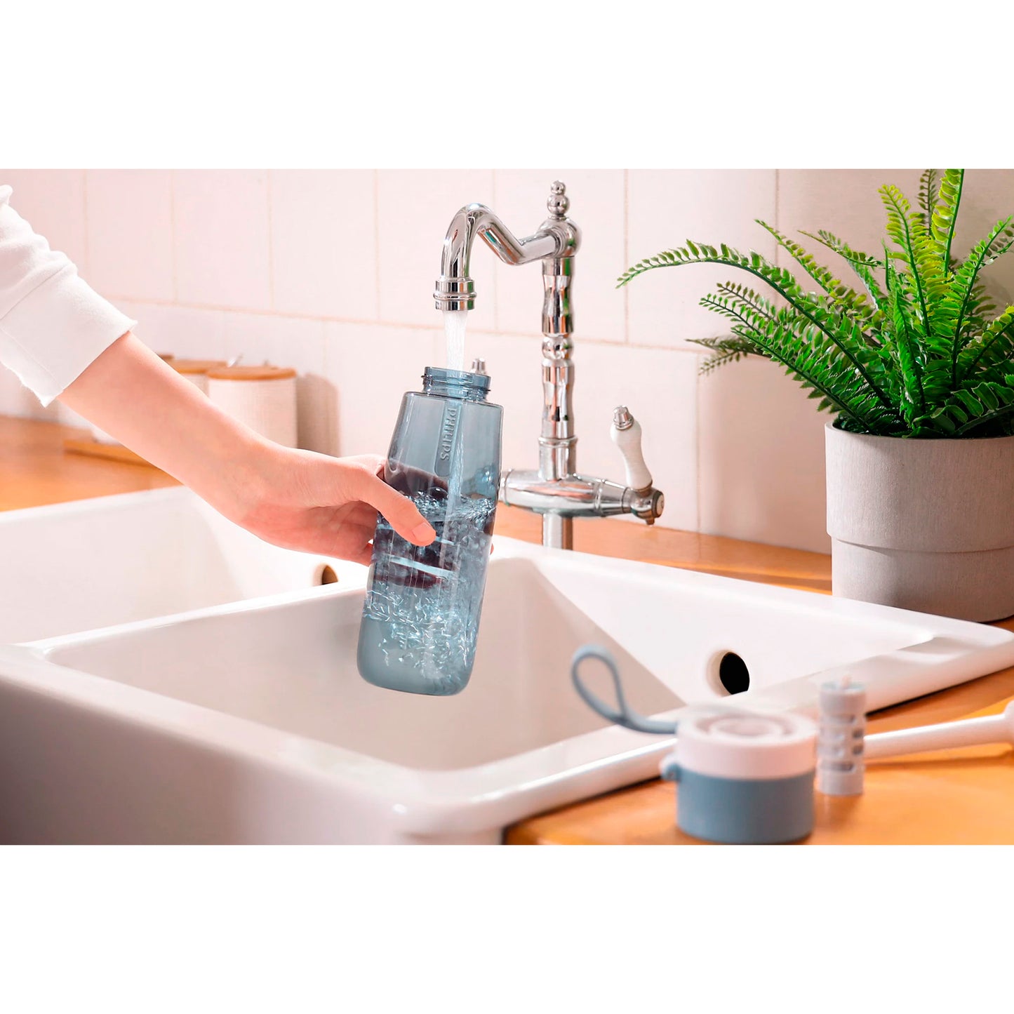 Botella Filtrante Philips Gozero Awp2731blo 660ml