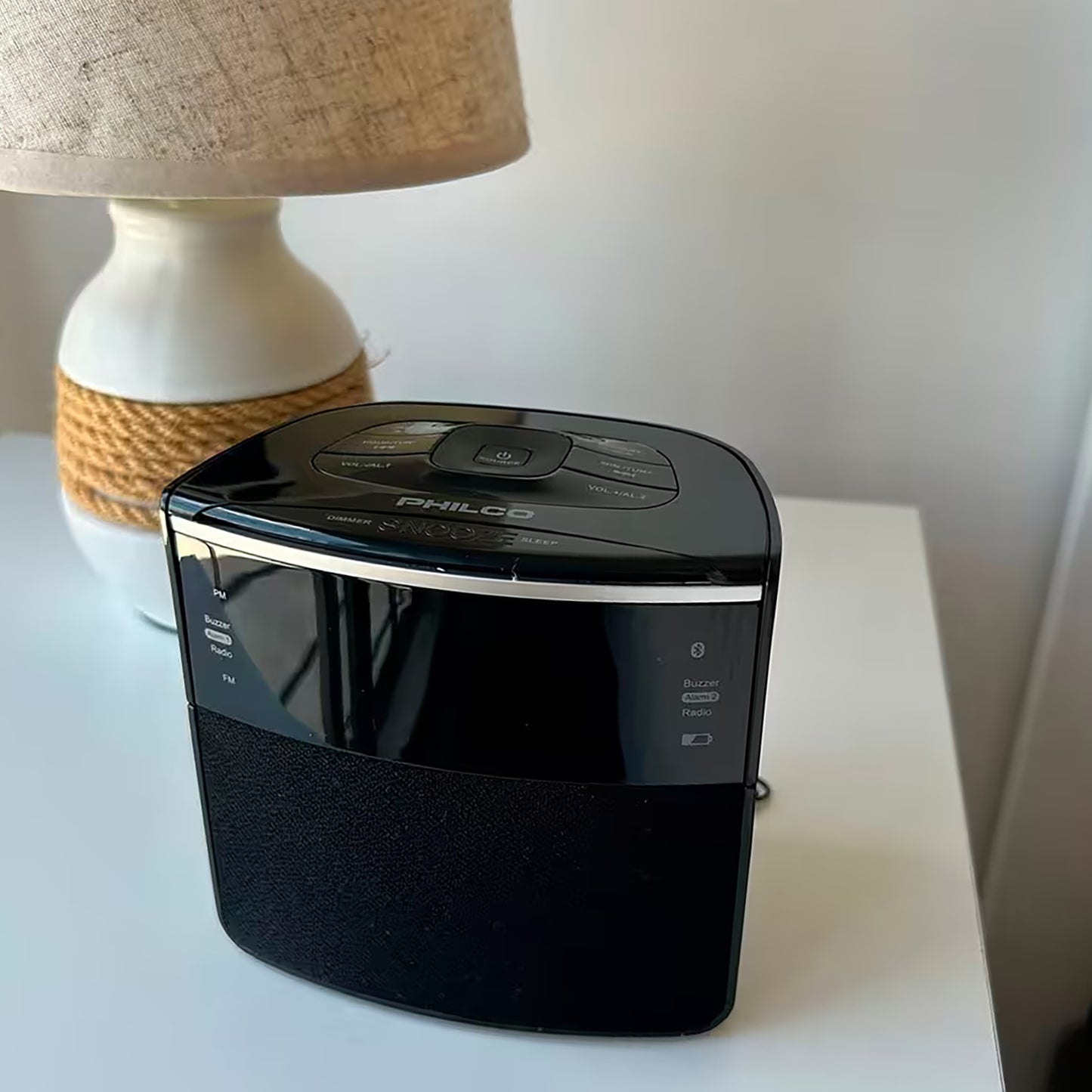 Radio Reloj Philco Par3120-bt Alarma Dual Snooze FM