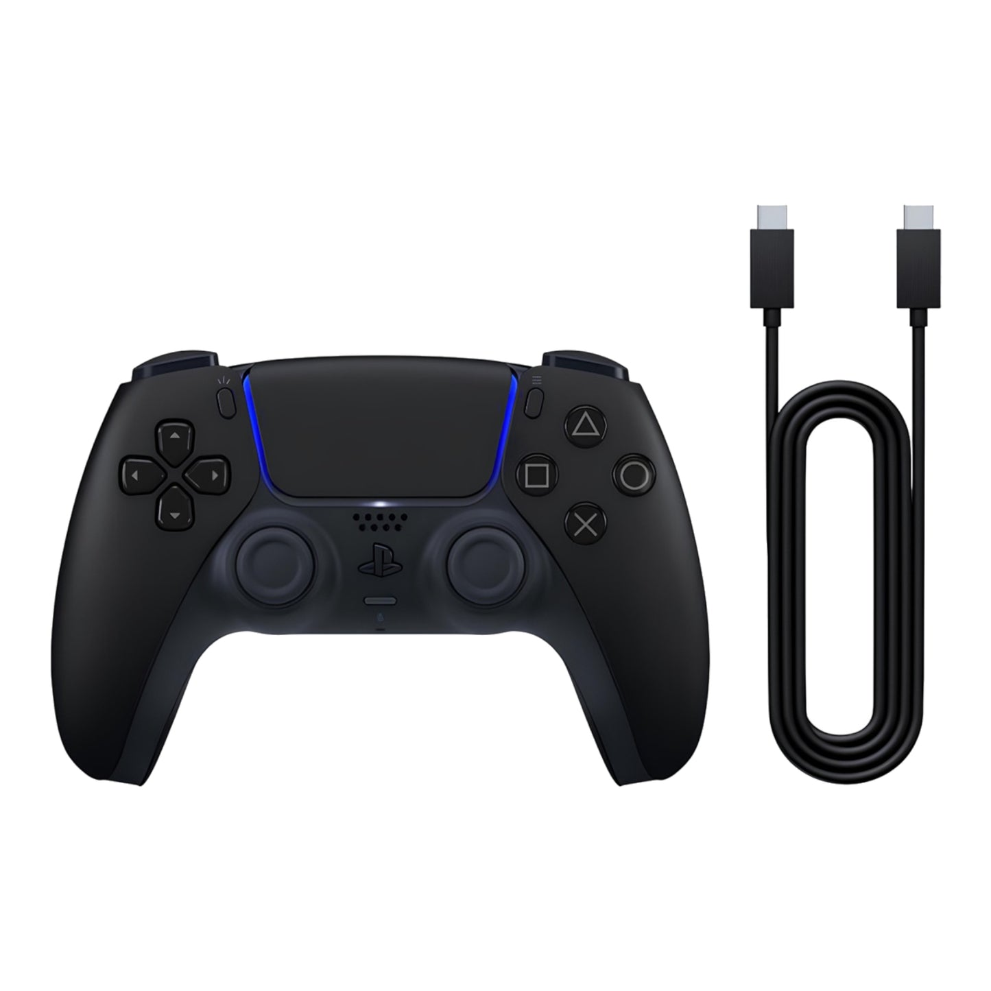 Gamepad Inalámbrico Bt Sony Ps5/Pc Dualsense Respuesta Háptica Negro