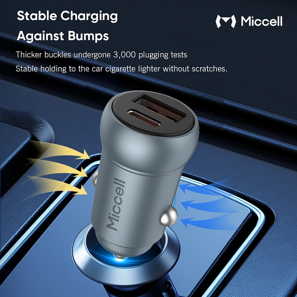 Cargador FREECELL C47 USB + Tipo C 30W 3.0A