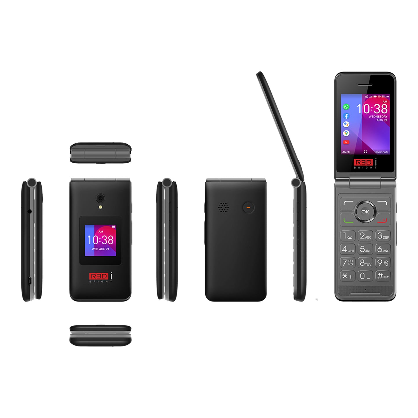 R3DI Flip Fr150 2,8'' + 1,54'' 4G 1gb 4gb 2mp