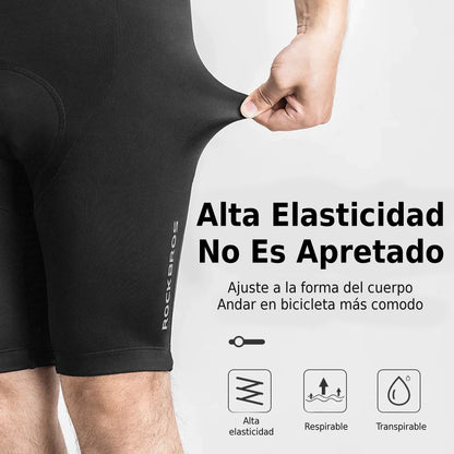 Calza Corta Con Tiradores Ciclismo Rockbros 3XL