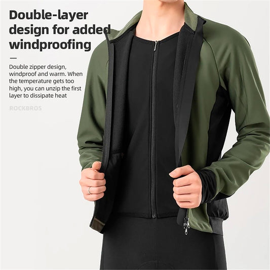 Campera Térmica Rockbros A Prueba De Viento Hombre 3XL