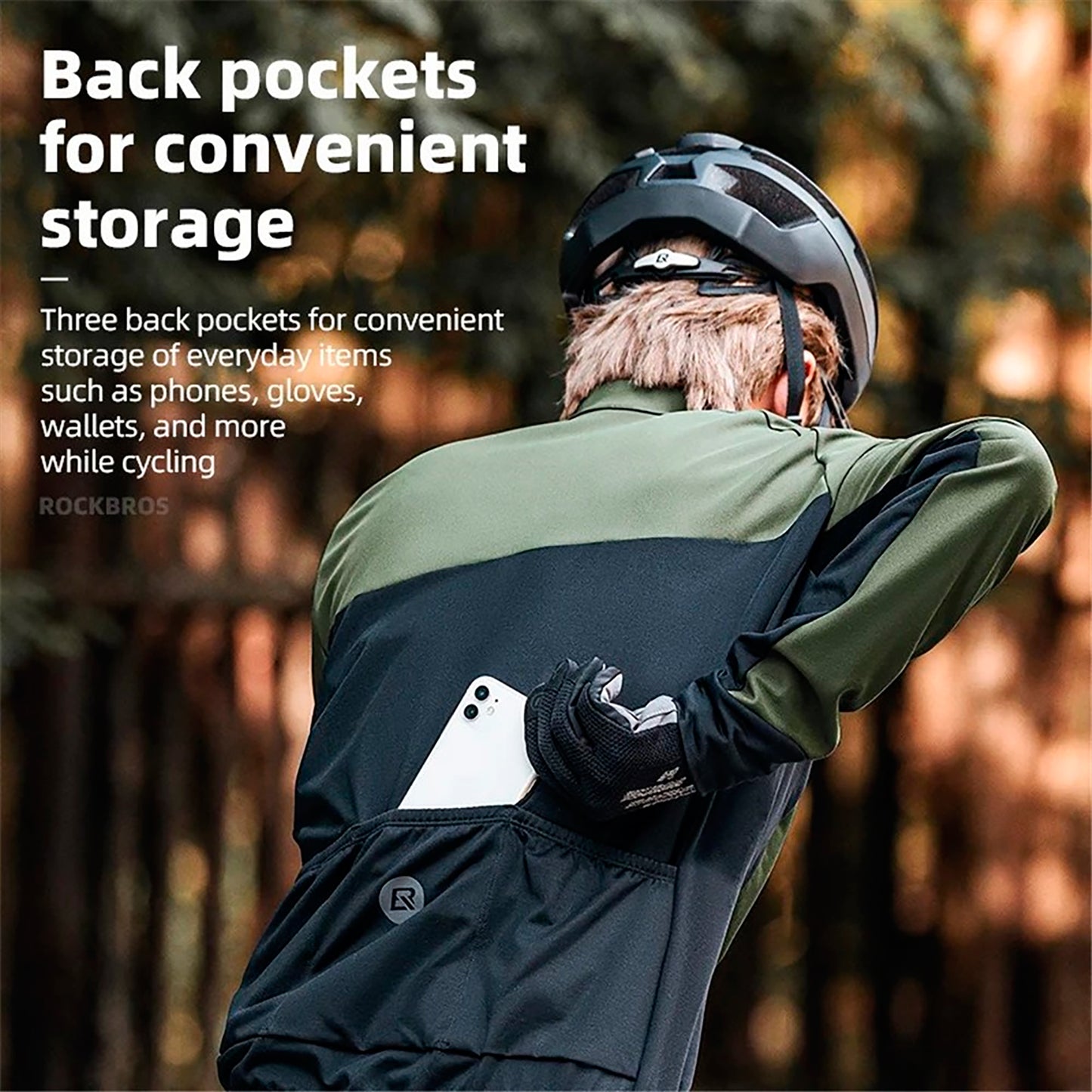 Campera Térmica Rockbros A Prueba De Viento Hombre 2XL