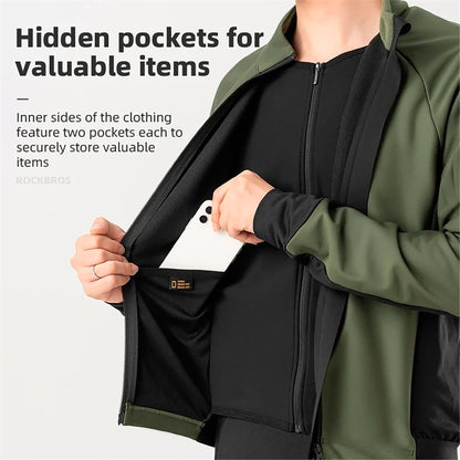 Campera Térmica Rockbros A Prueba De Viento Hombre 3XL