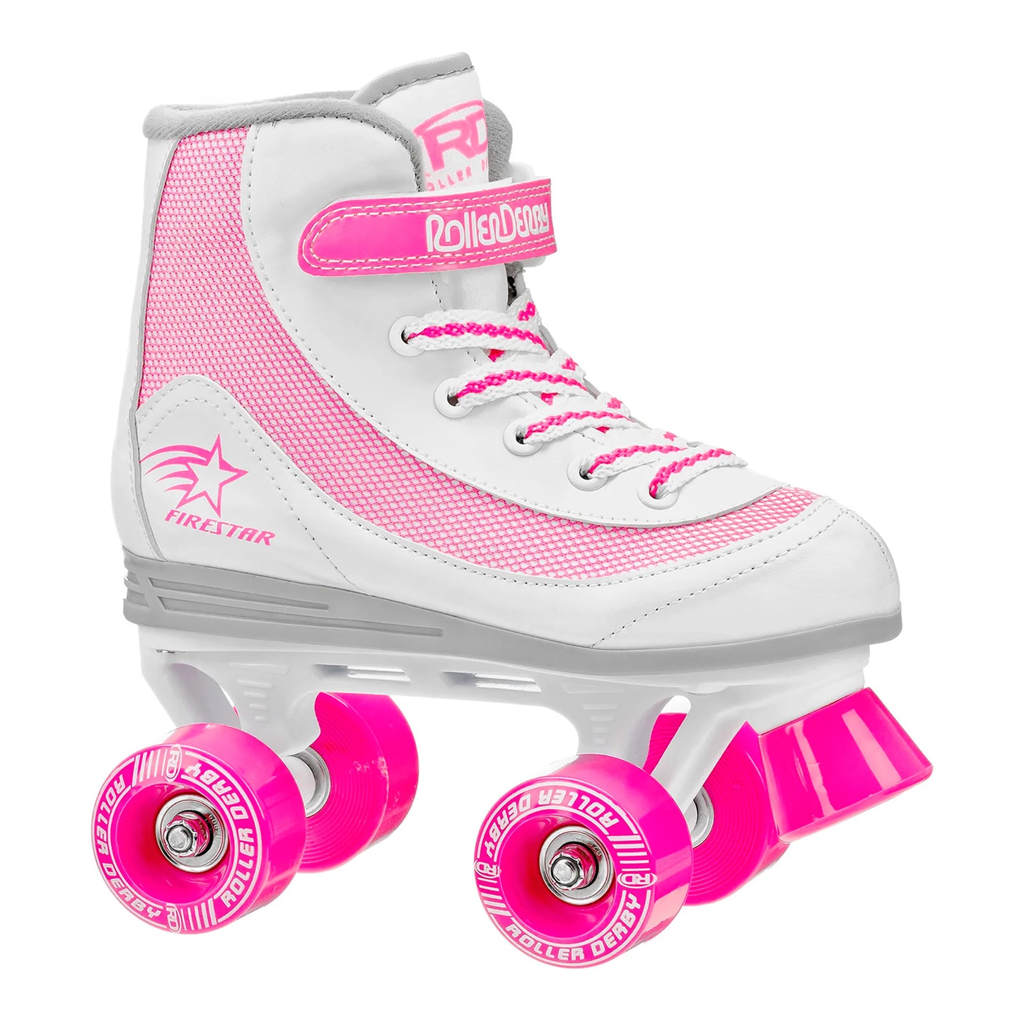 Patines Para Niños Roller Derby Firestar Talle 1 Rosa