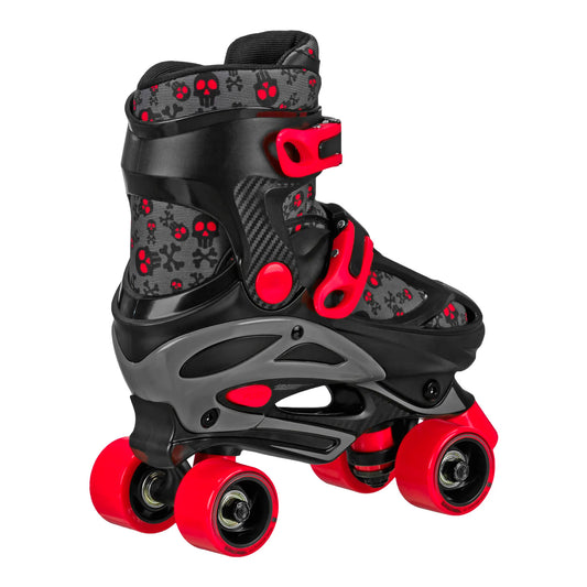 Patines 2en1 Ajustables Para Niños Roller Derby Sprinter Talle 3-6 Rojo