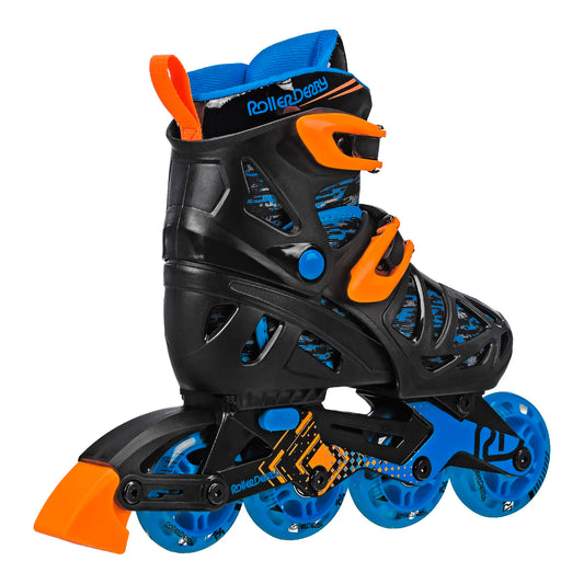 Patines Ajustables Para Niños Roller Derby Tracer Talle 12J-1 Negro