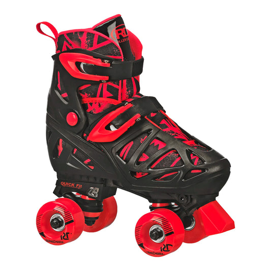 Patines Ajustables Para Niños Roller Derby Trac Star Talle 3-6 Rojo