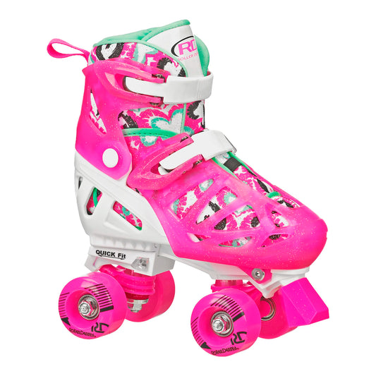 Patines Ajustables Para Niños Roller Derby Trac Star Talle 3-6 Blanco