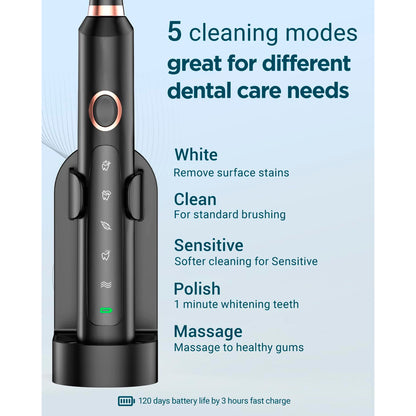 Cepillo De Dientes Eléctrico Rtauys M5 Sonic 41000vpm