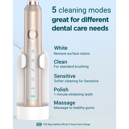 Cepillo De Dientes Eléctrico Rtauys M5 Sonic 41000vpm