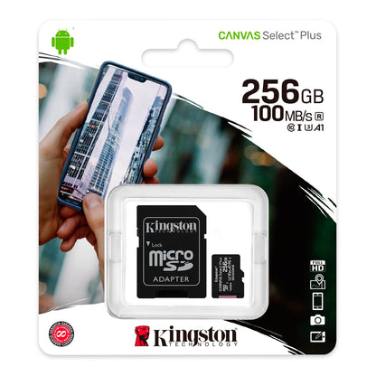 Memoria Micro Sd Kingston 256gb 100mb/s 85mb/s