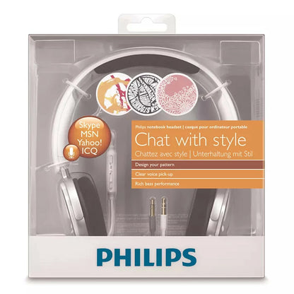 Auriculares Cableados 3,5mm Philips Shm7110u 100mw 40mm